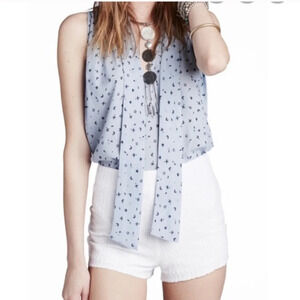 Free People blue tank